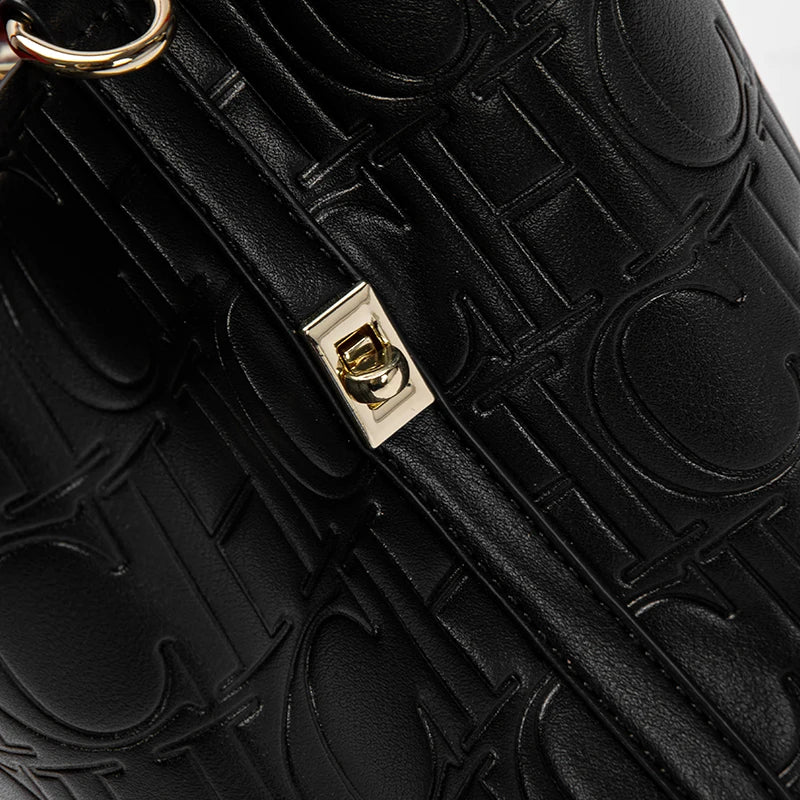 Women Tote Bag Steel Embossed Handheld Casual Purse - Smarsty