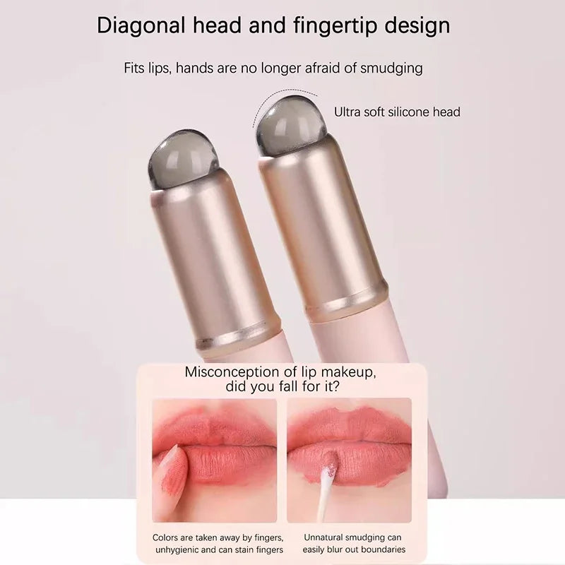 Silicone Lip Brush With Cover For Flawless Makeup - Smarsty