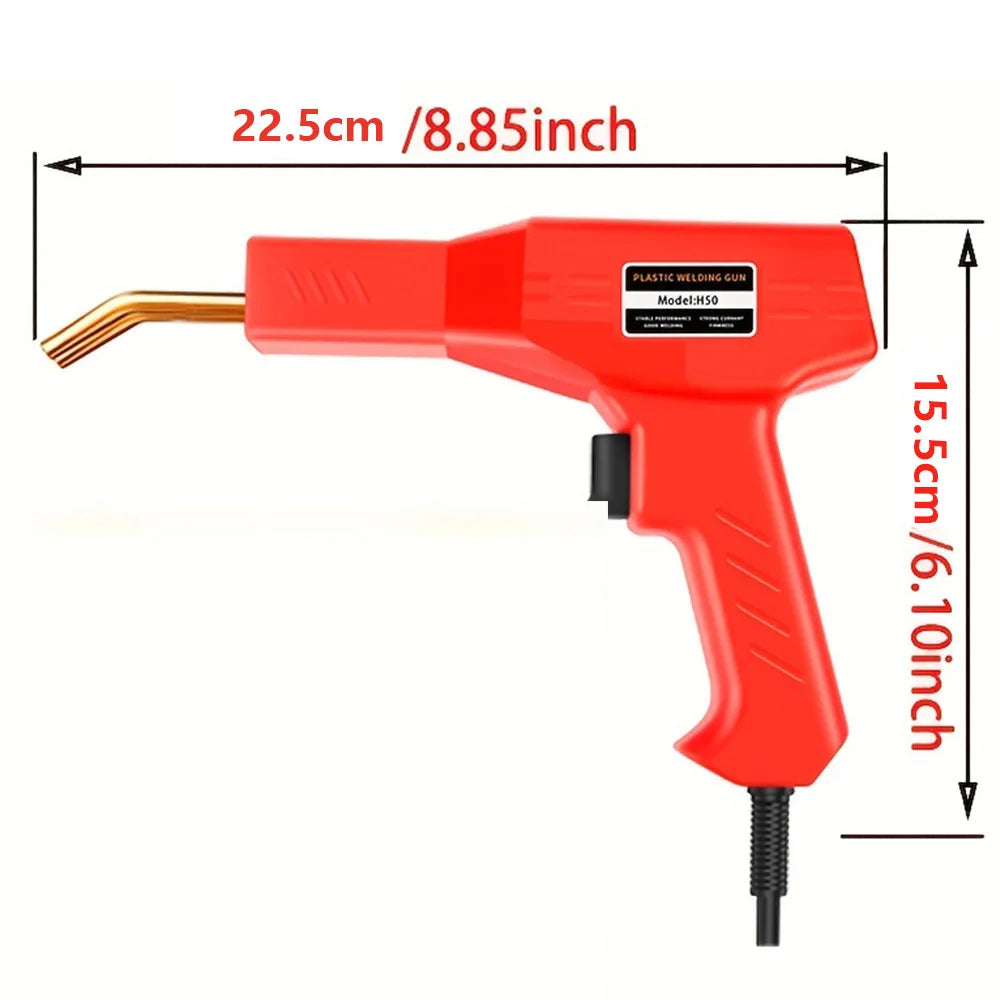 Plastic Welder, 2in-1 Plastic Welding Repair Kit Hot Staples, Hot Staples Weld Gun Repair Kit for Car Bumper And Most Plastics