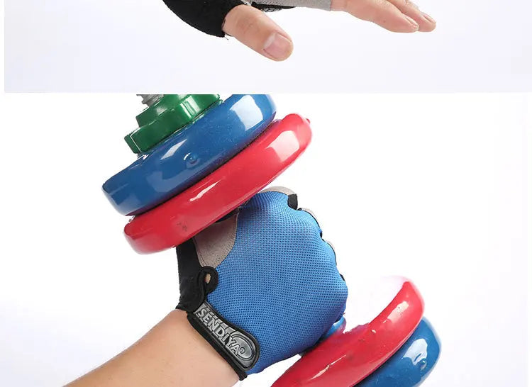 Breathable Anti Slip Cycling Gloves Half Finger - Smarsty