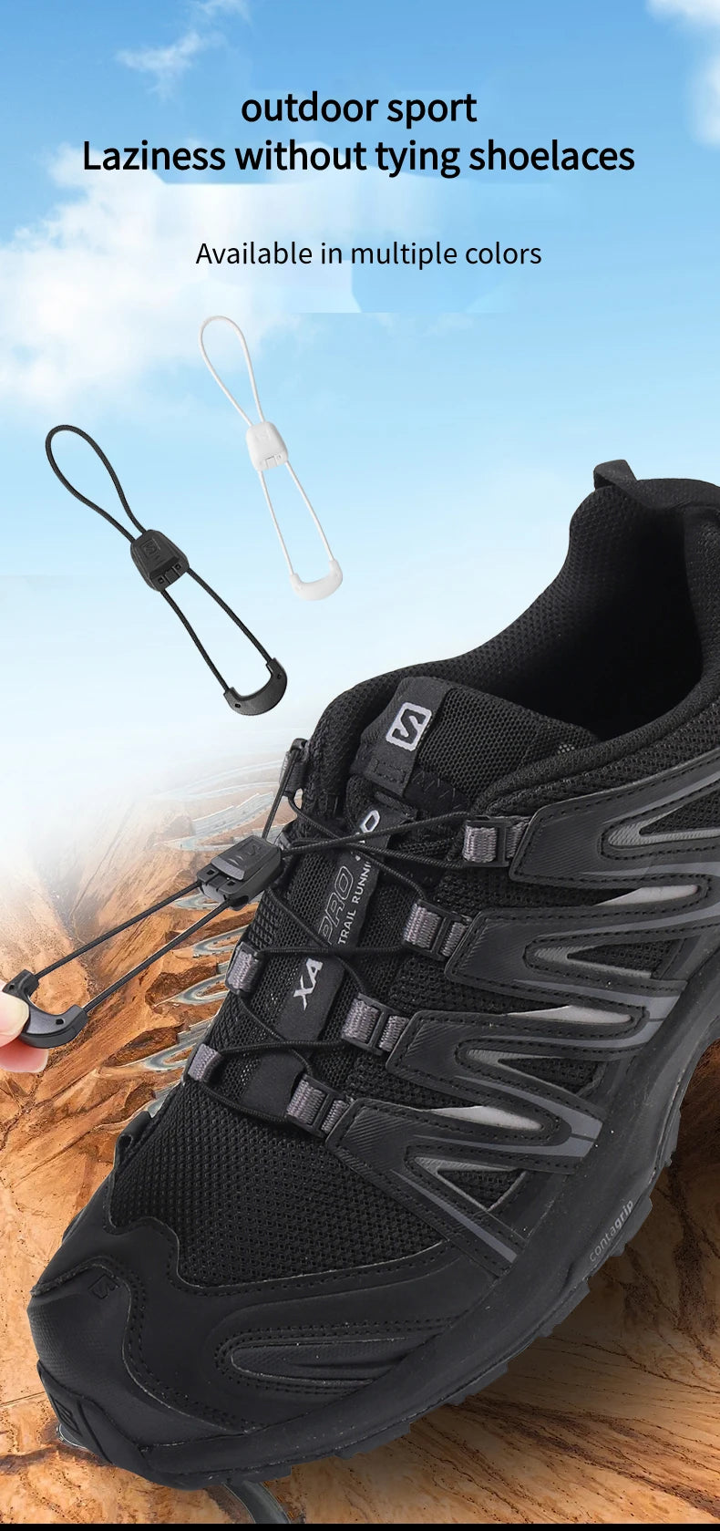 No tie Shoelaces Round Tennis Shoe laces Without ties Adult Kids Fashion Outdoor Running Sneakers Laces Shoes Accesories - Smarsty