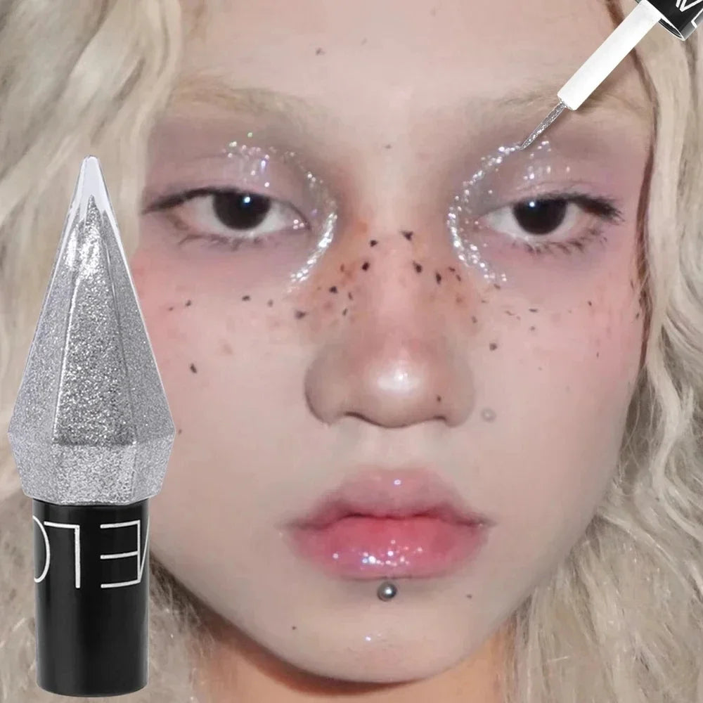 Waterproof Glitter Eyeliner Long Lasting Rose Gold Shine - Smarsty