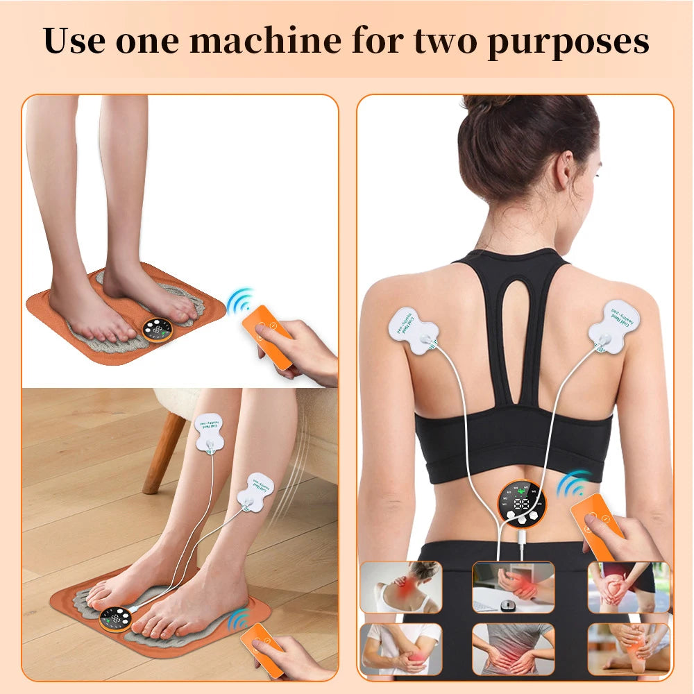 3D Smart Foot Massage Pad with Remote Control - Smarsty