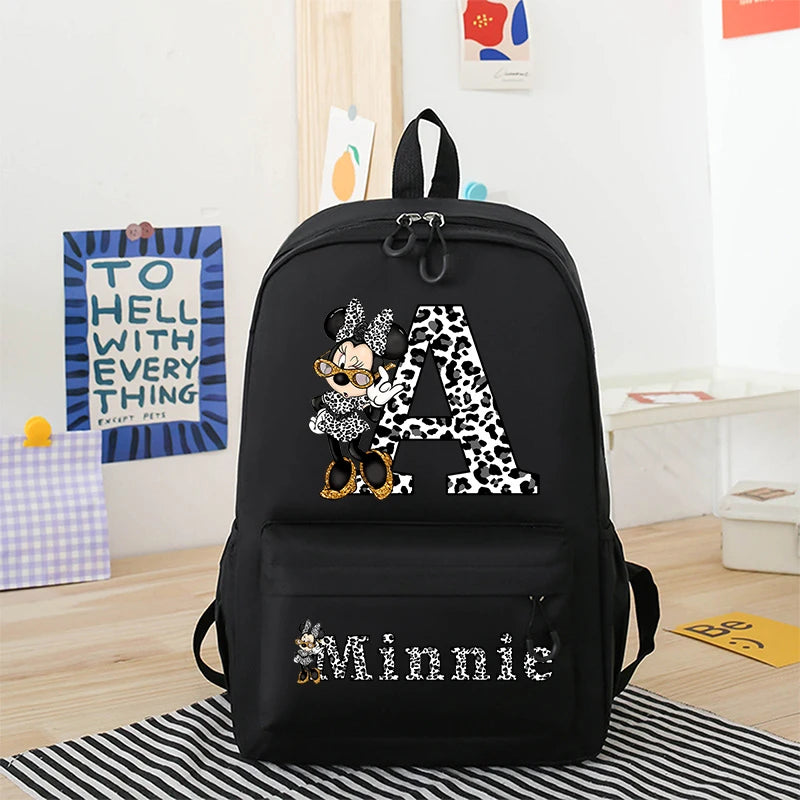 Cartoon Kids Backpack Breathable Canvas School Bag Durable - Smarsty