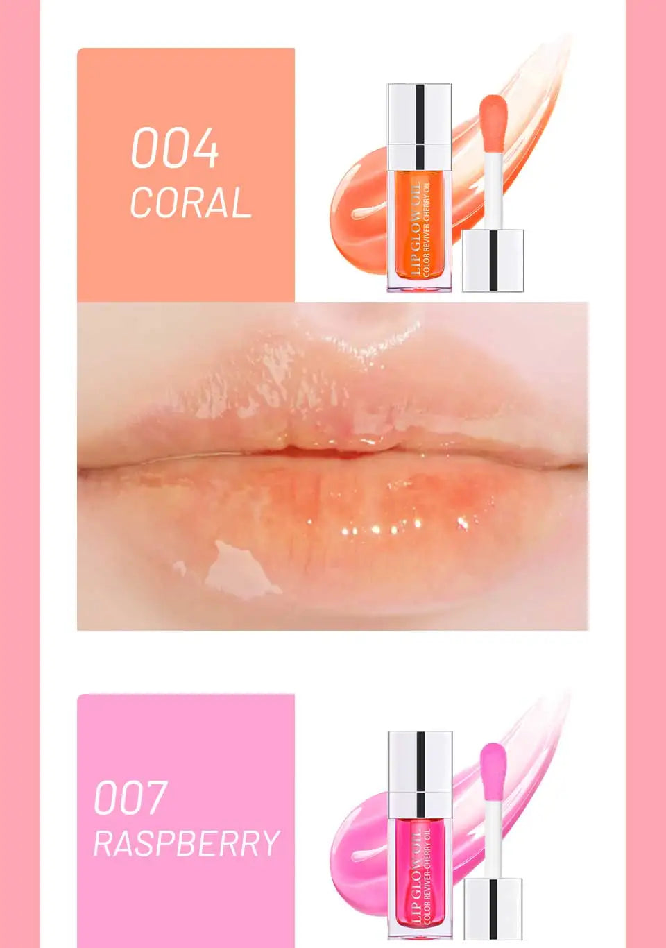 Crystal Jelly Lip Glow Oil 6ml Moisturizing Plumping Lip Gloss Makeup Sexy Plump Lip Glow Oil Tinted Lips Plumper Care Cosmetics