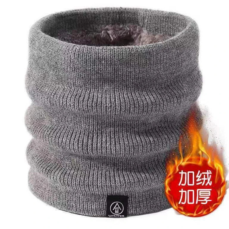Knitted Neck Warmer Sports Scarf Fashion Soft Women Men Face Cover Winter Skating Running Hiking Scarves Thick Cold-proof Collar - Smarsty