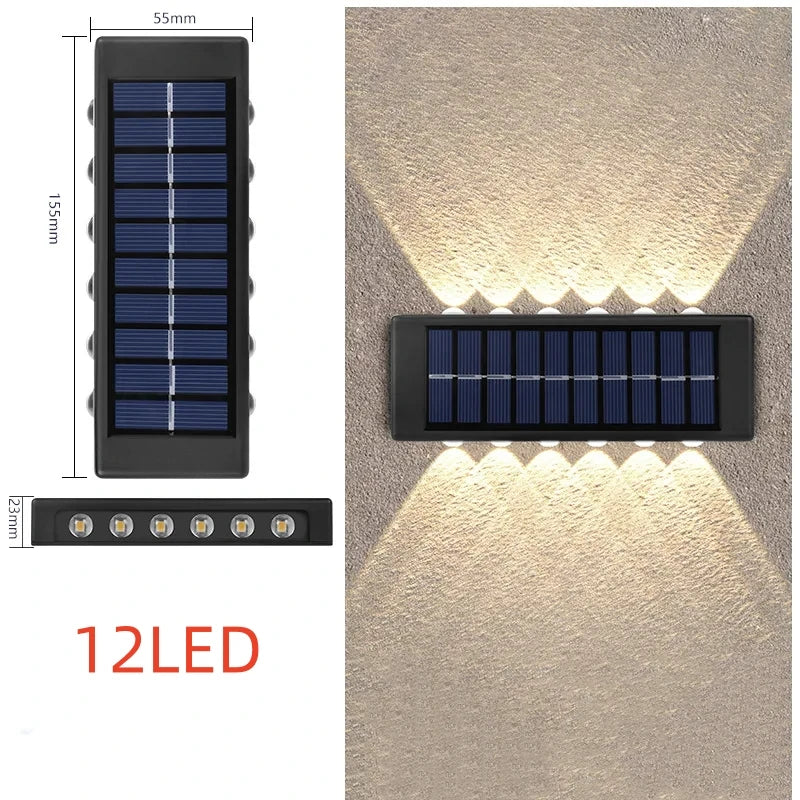 Solar LED Outdoor Light with Motion Sensor Waterproof Design - Smarsty