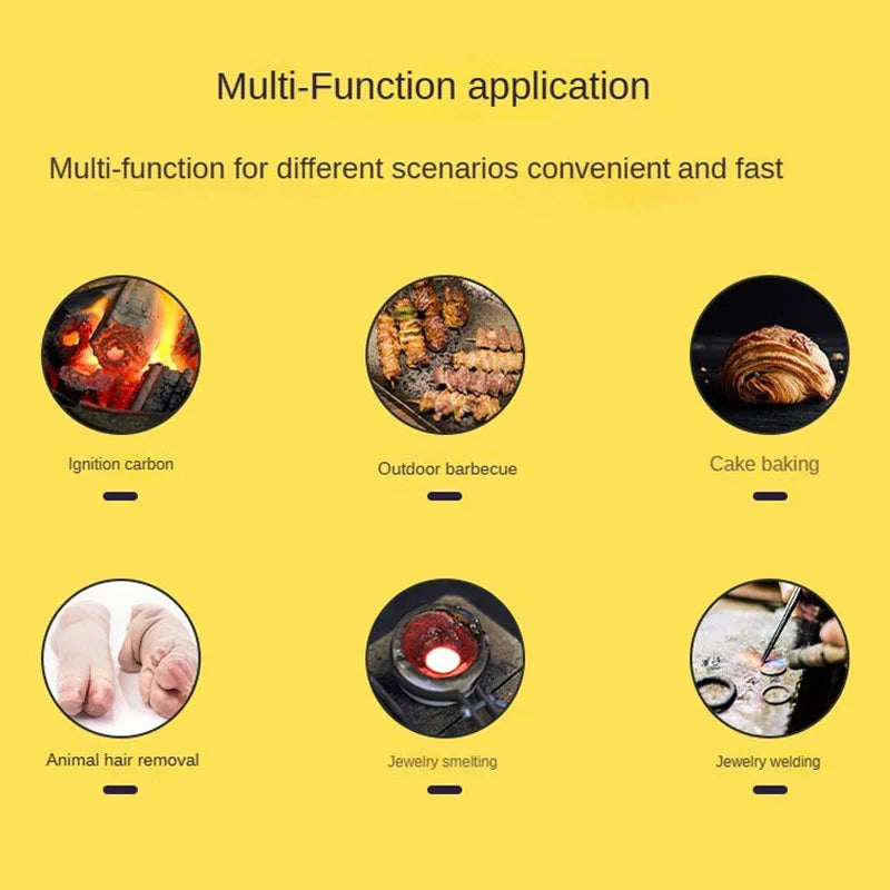 Multifunctional Portable Flame Gun Torch Burner For Camping BBQ Desserts Soldering Cooking Heating Tool Household Igniter