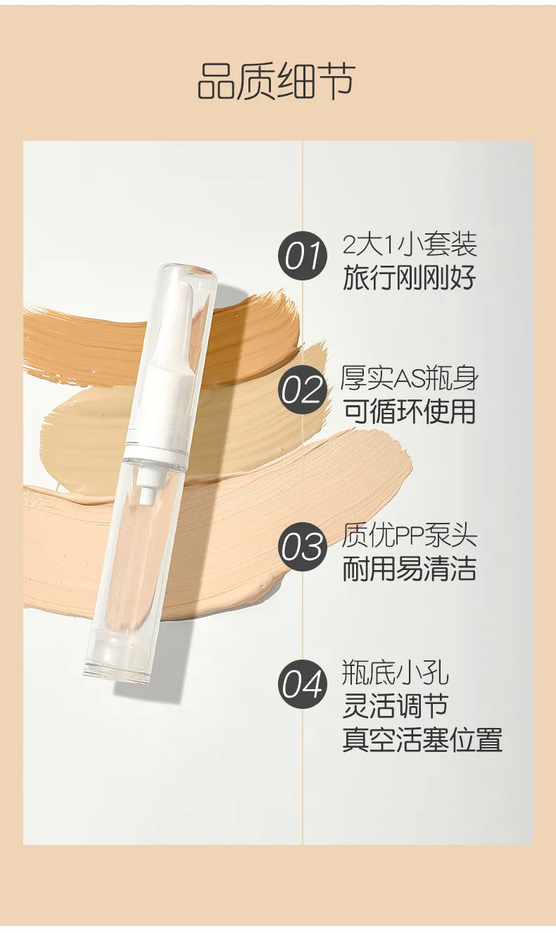 Portable Refillable Liquid Foundation Travel Bottle - Smarsty