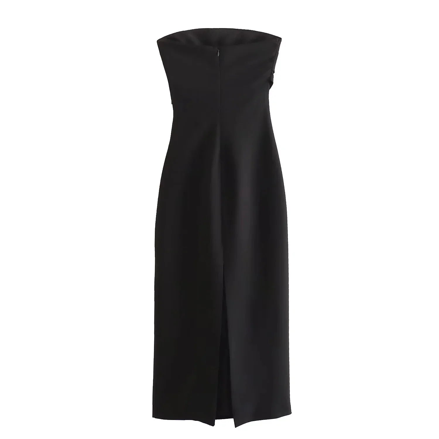 ASDS 2024 off shoulder black white long dress women bodycon beige midi dress woman summer backless sexy party dresses - Smarsty
