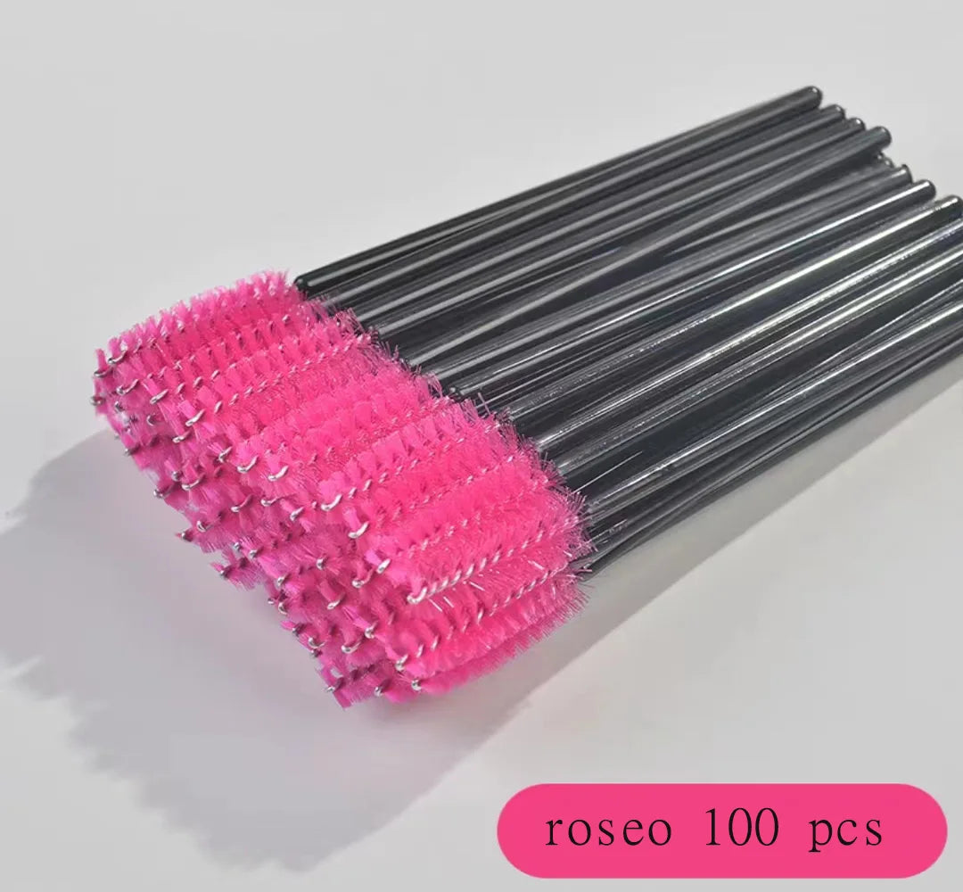 100 Pcs Disposable Eyelash Brushes for Easy Makeup Application - Smarsty