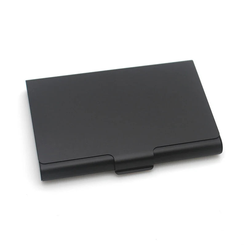 Creative Business Card Case Aluminum Alloy Bank Credit ID Card Wallet Name Card Holder Metal Box Cover Card Holder Men Wallet