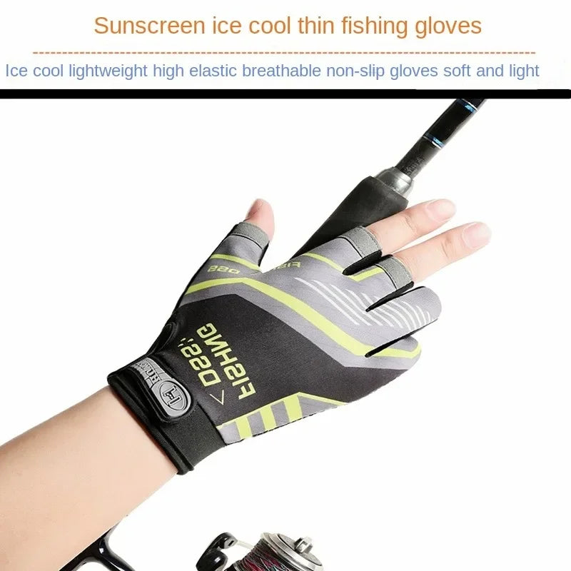 Men's Summer Fishing Gloves Breathable Anti Slip Protection - Smarsty