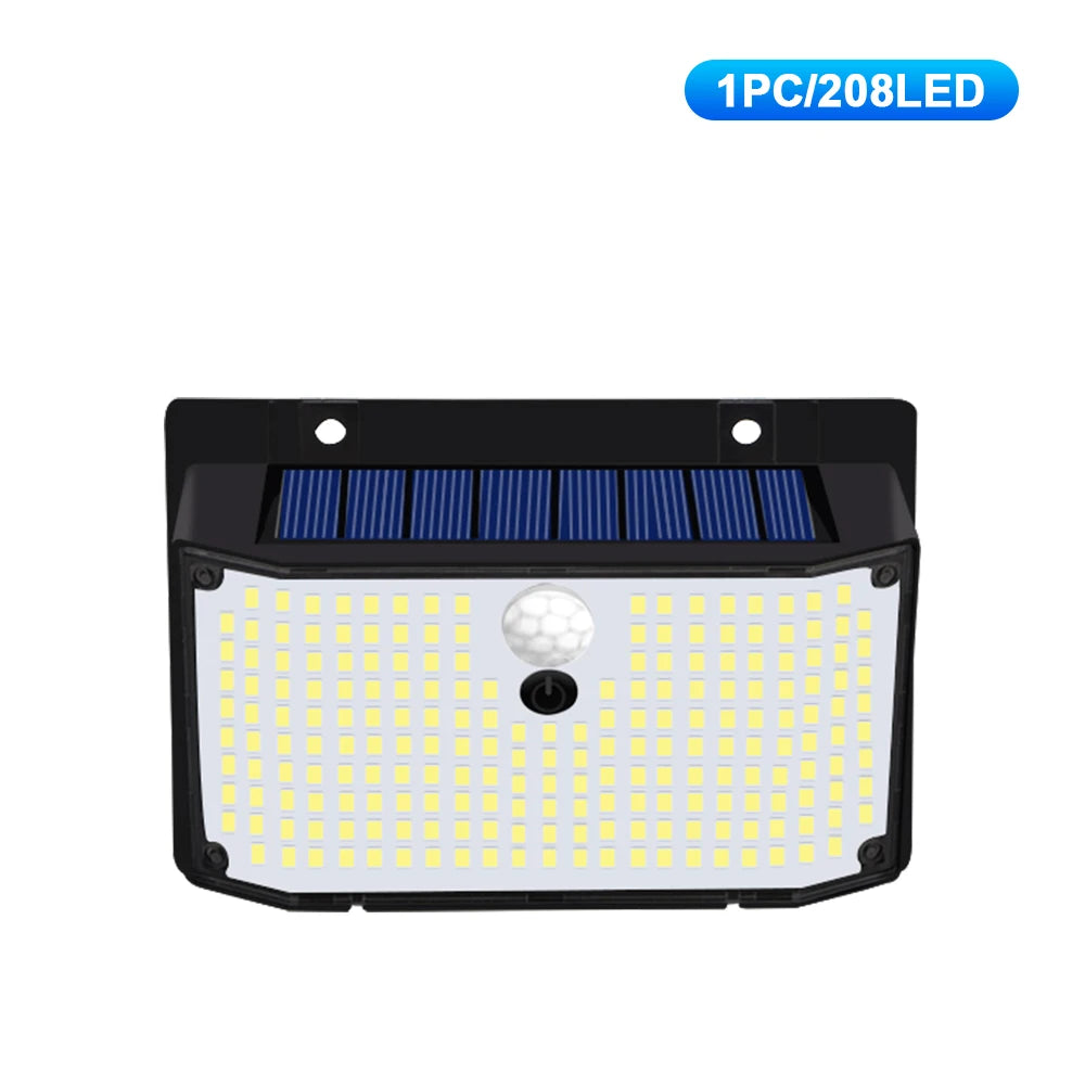 138 LED Solar Wall Lights with Motion Sensor - Smarsty