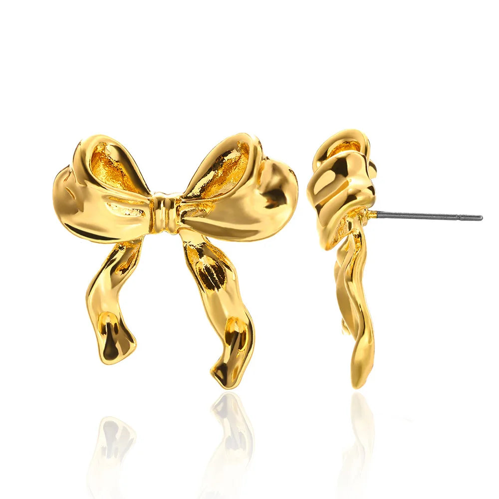 Vintage Starfish Stainless Steel Stud Earrings Lightweight - Smarsty