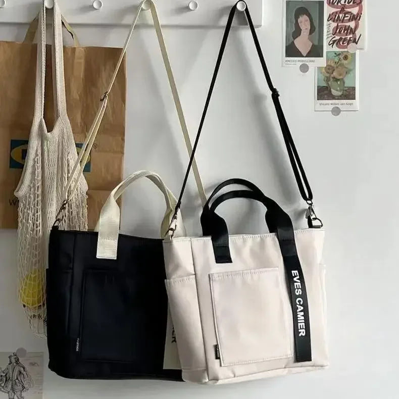 Casual Large Capacity Tote Bag Nylon Waterproof Everyday - Smarsty