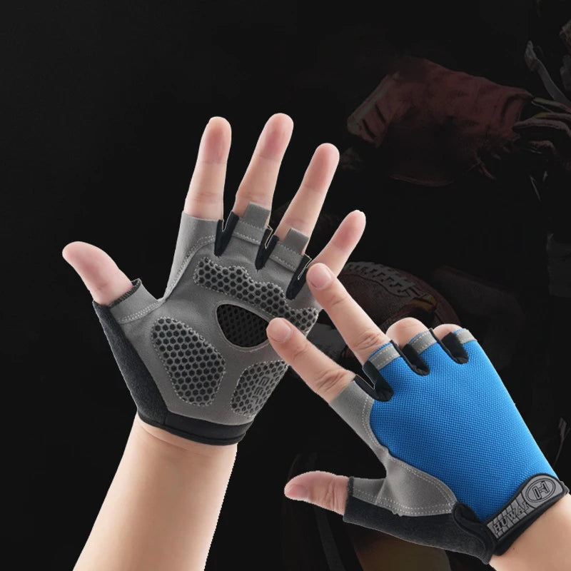 Breathable Anti Slip Half Finger Cycling Gloves for Men and Women - Smarsty