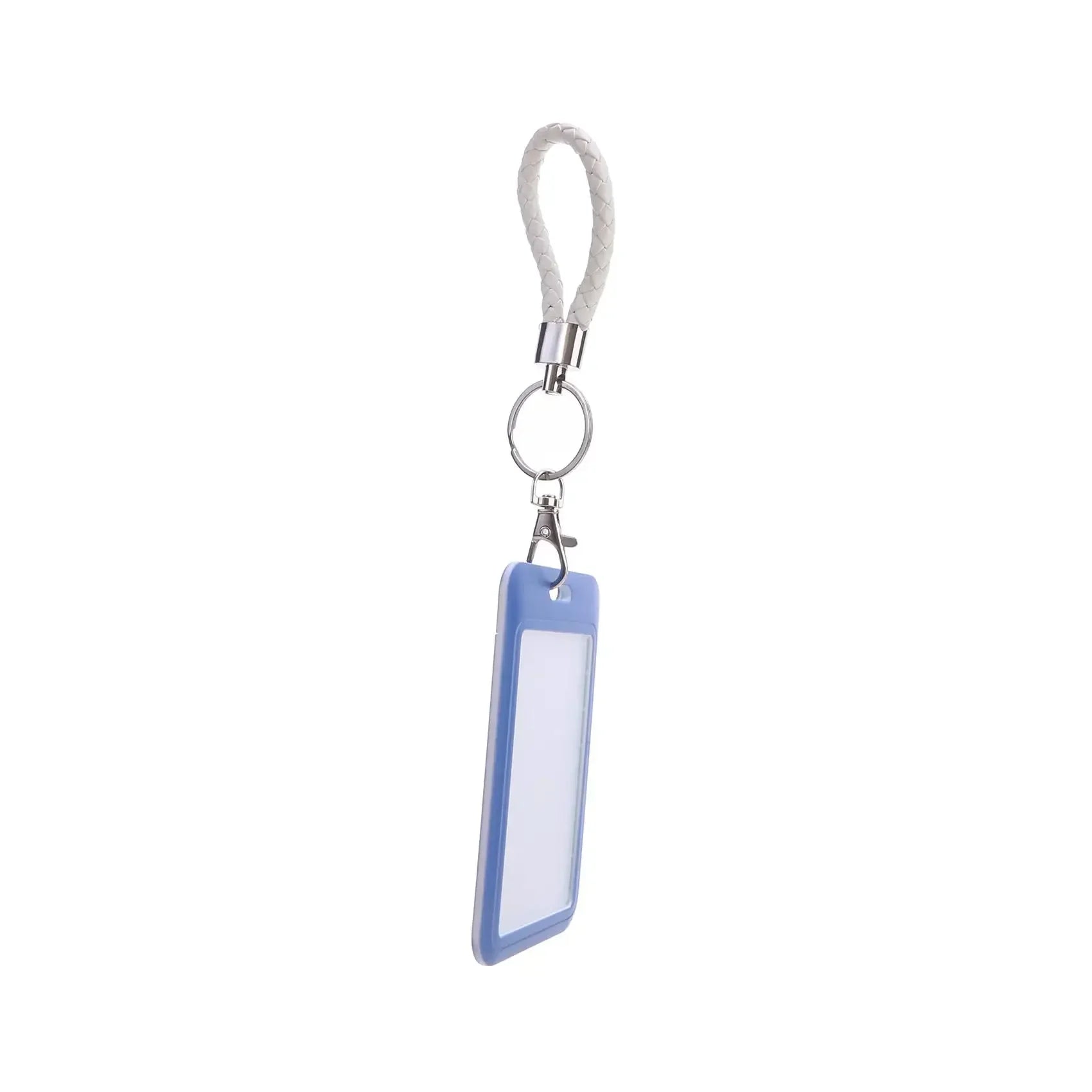 1Pc Macaron Bus ID Card Protective Cover Cases Student Meat Keyring Card Campus Access Door Credit Card Holder Bag Set Key Chain