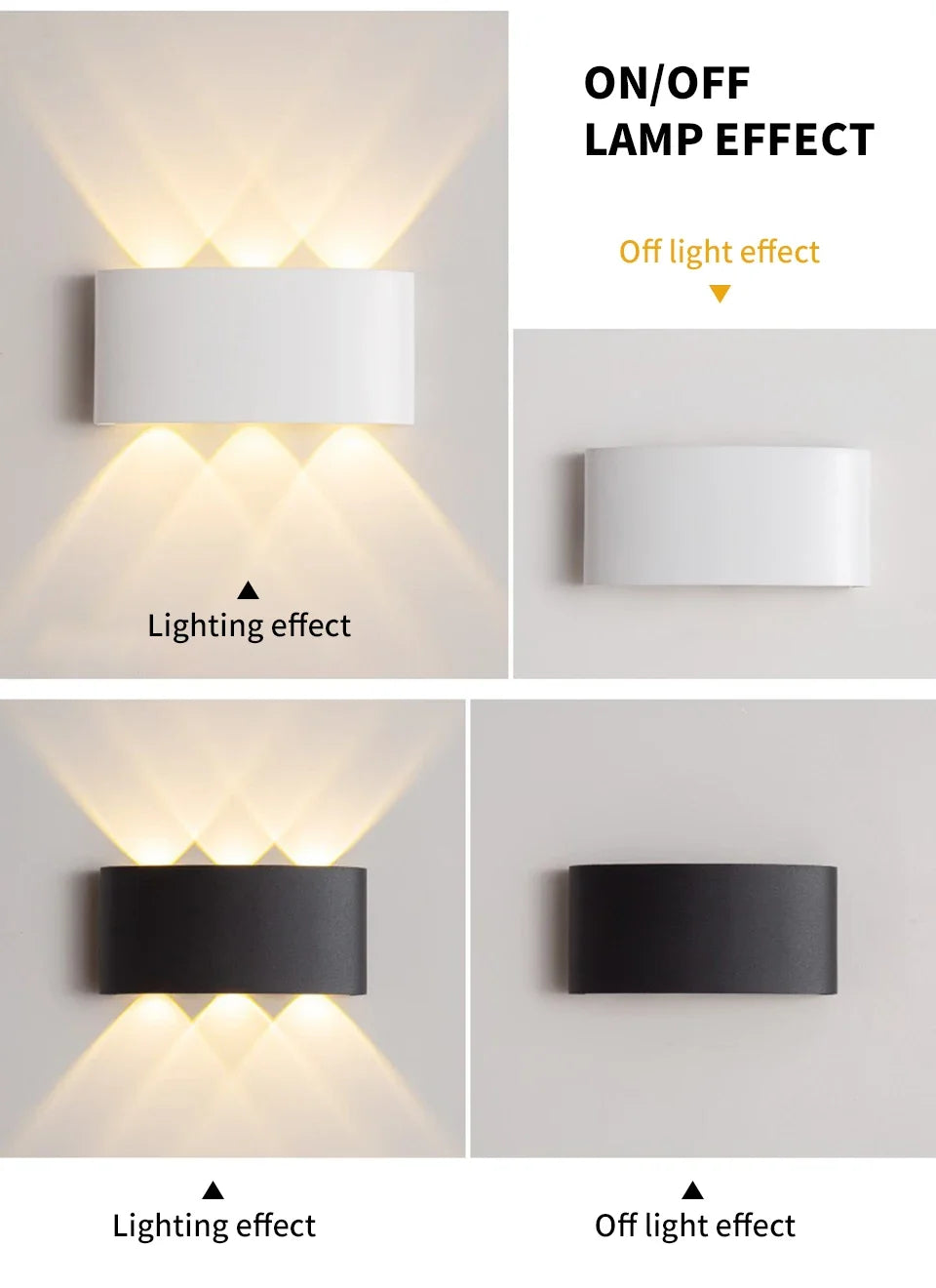 Waterproof LED Wall Lamp for Outdoor and Indoor Use - Smarsty