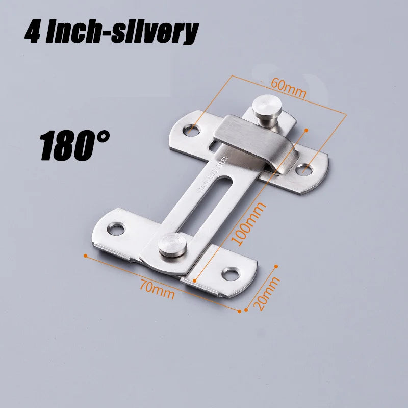 Sliding Barn Door Latch Sliding Right Angle Door Latch Door Bolt Wine Cooler Closet Window Door Latch Plug Baby Safety Latch - Smarsty