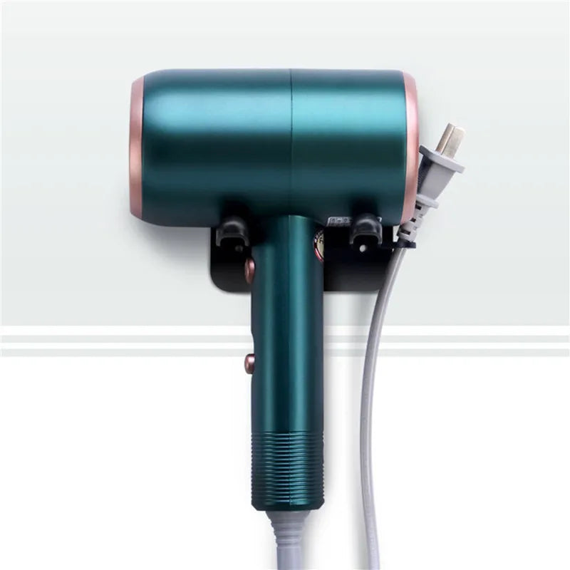 Wall Mounted Hair Dryer Holder Stainless Steel Organizer - Smarsty
