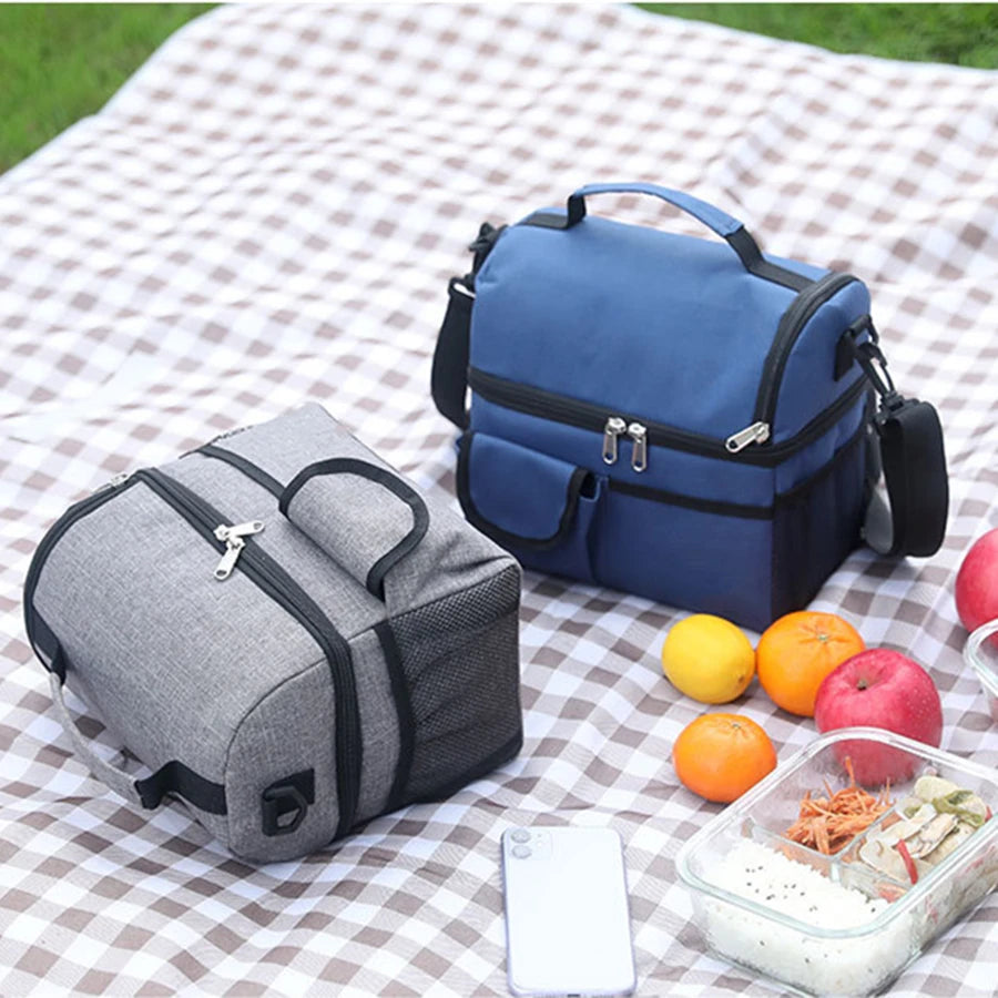 Portable Thermal Lunch Bag Insulated Cooler For Office - Smarsty