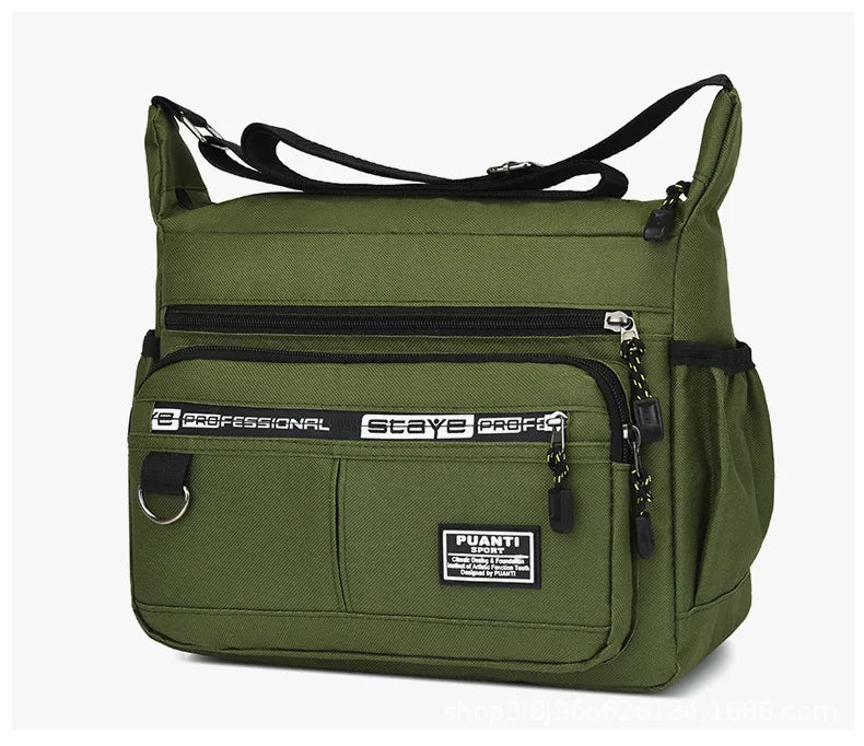 Mens Messenger Bag Crossbody Satchel Waterproof Oxford - Smarsty