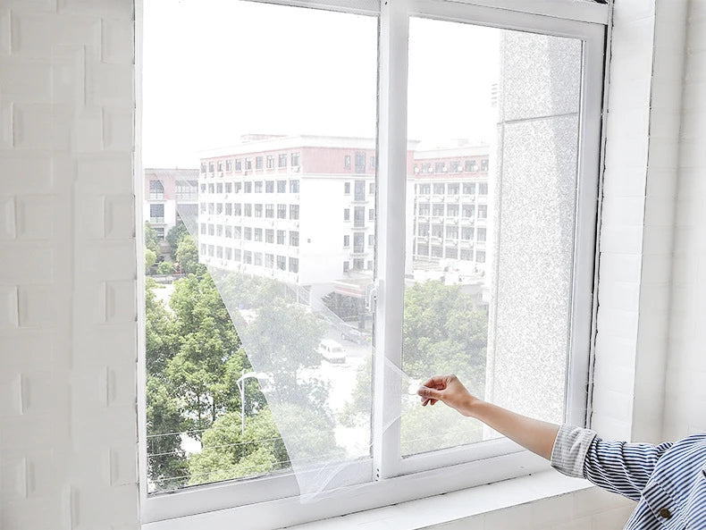 DIY Self-Adhesive Mosquito Window Screen for Indoor Use - Smarsty