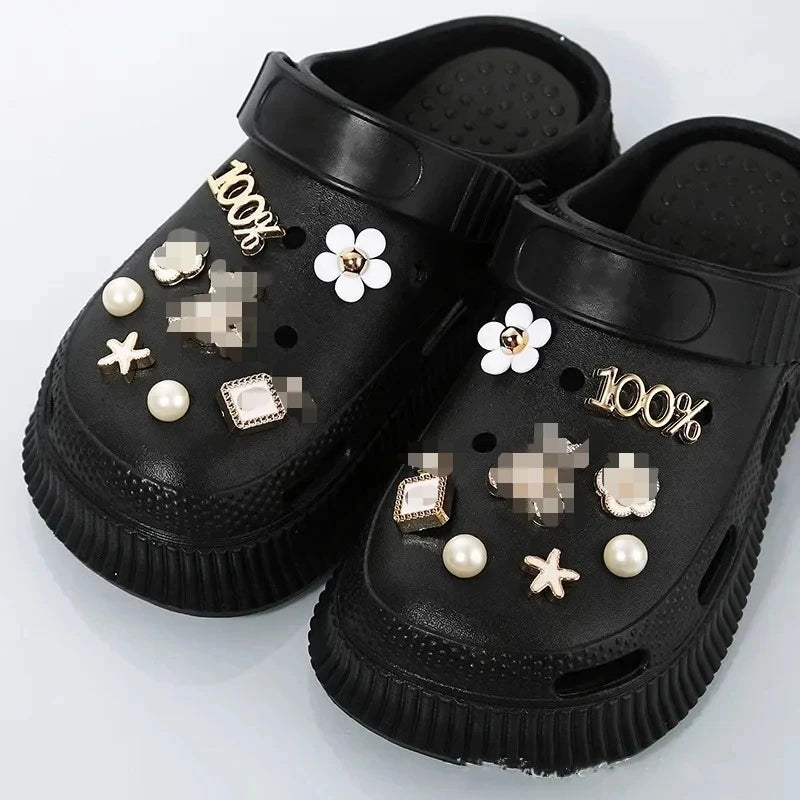 Shoe Charms for DIY Colored Diamond Crystal Shoe Buckle Decoration for Shoe Charm Accessories Kids Party Gift Shoes Decorations - Smarsty