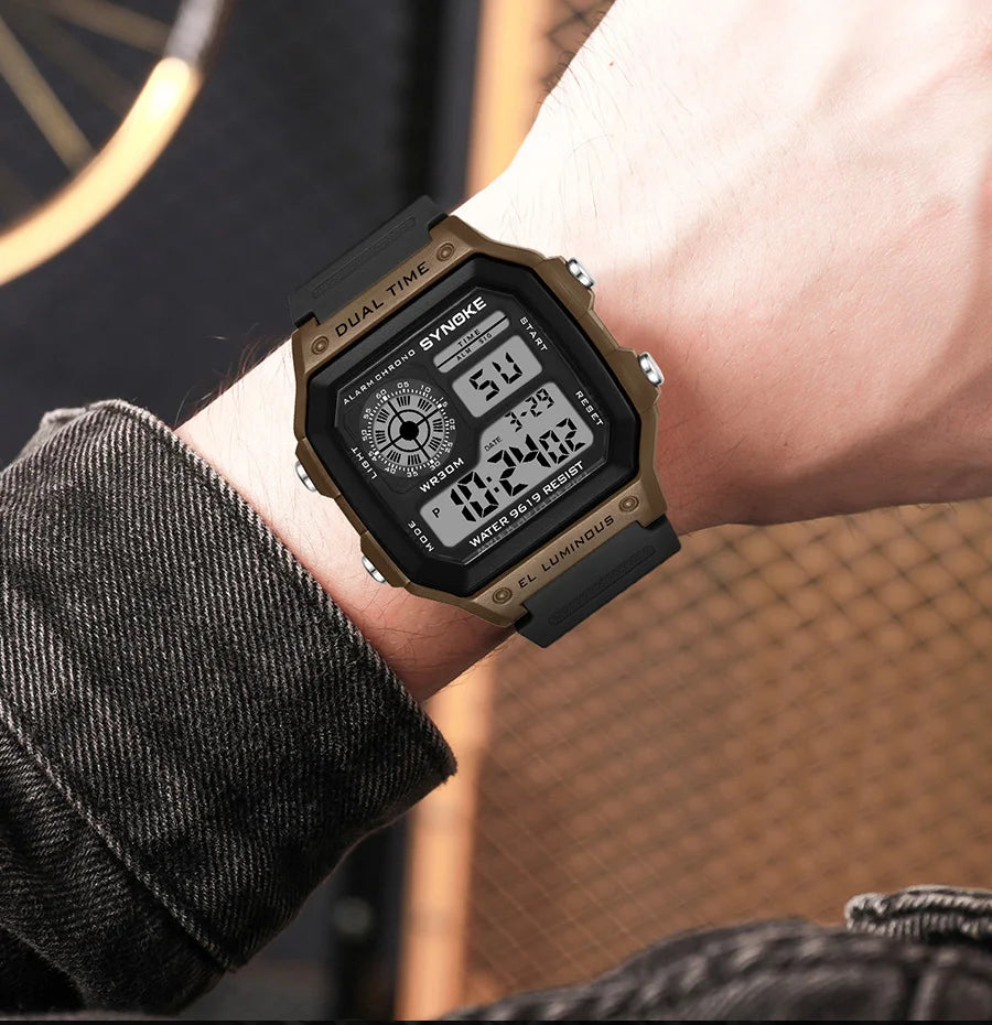 Waterproof Luminous Digital Sports Watch for Men and Women - Smarsty