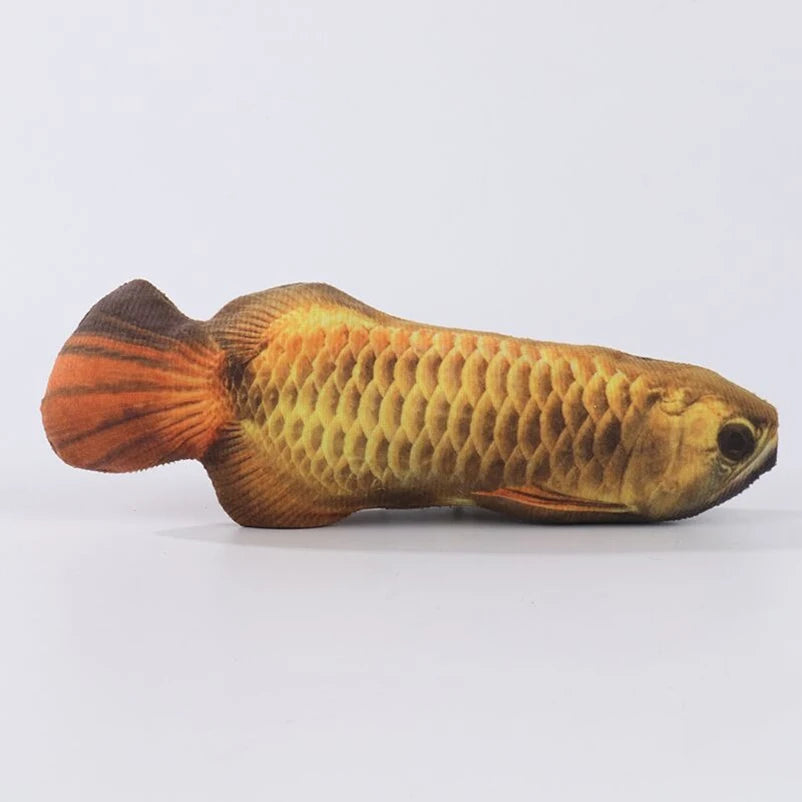 Interactive Cat Teasing Toy Fish Plush for Playtime - Smarsty