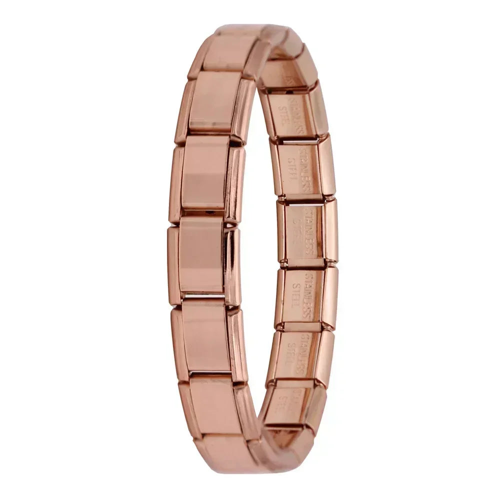 Hapiship Women's Italian Stainless Steel Charm Bracelet - Smarsty