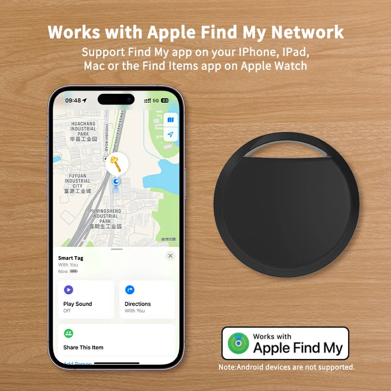 Anti-Loss Tracker for Apple AirTag with Bluetooth GPS - Smarsty