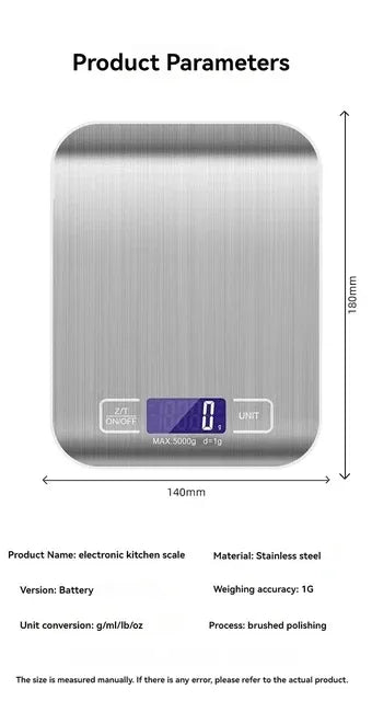 High-Precision Electronic Baking Scale for Accurate Measuring - Smarsty