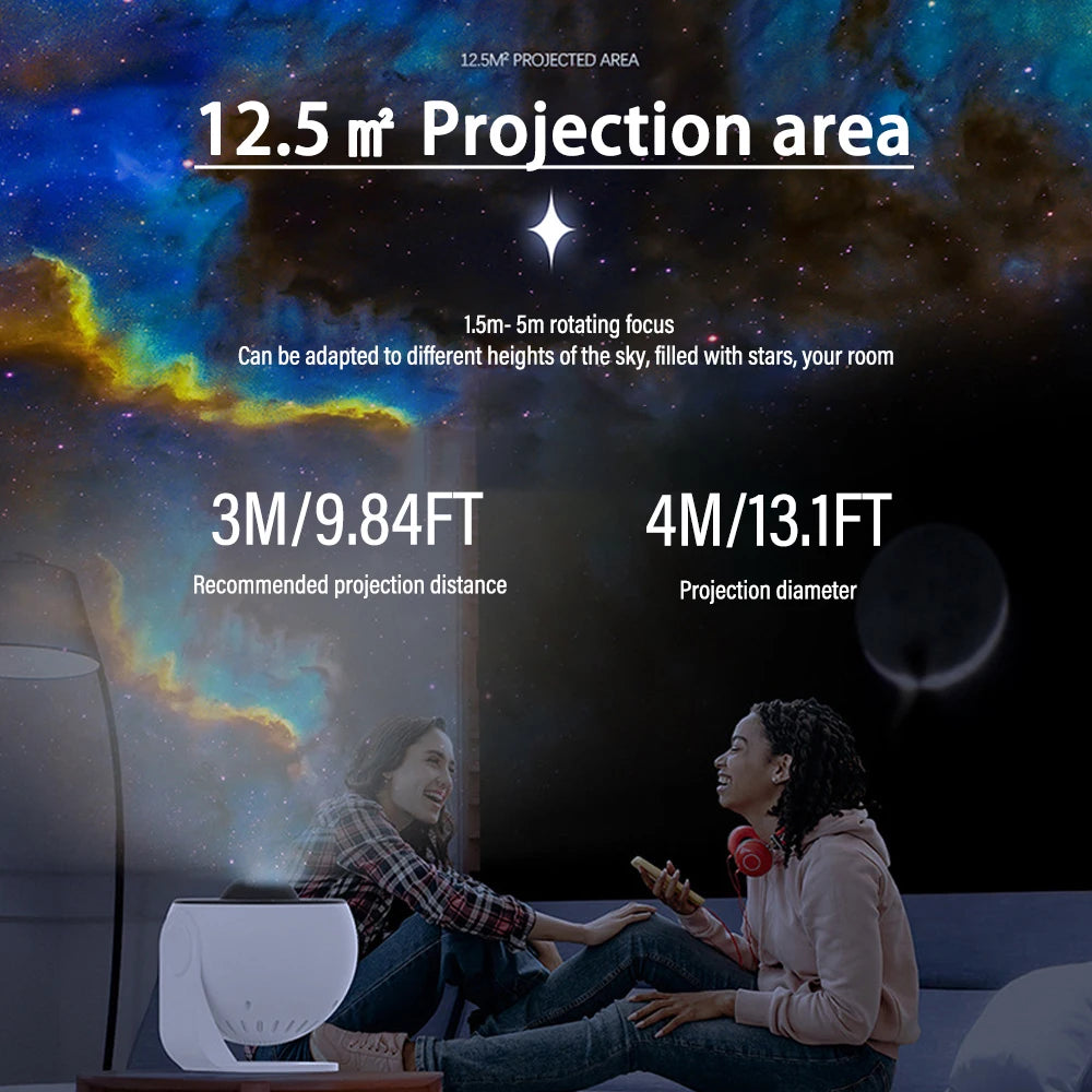Galaxy Projector Night Light for Kids Room Decor - Smarsty