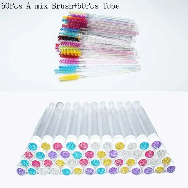 Reusable Eyelash Mascara Wands with Container for Easy Application - Smarsty
