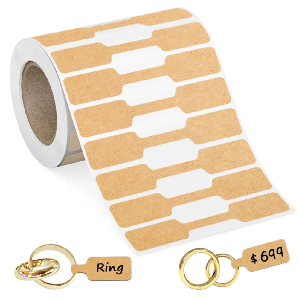 500Pcs Self Adhesive Blank Price Tags for Jewelry - Smarsty