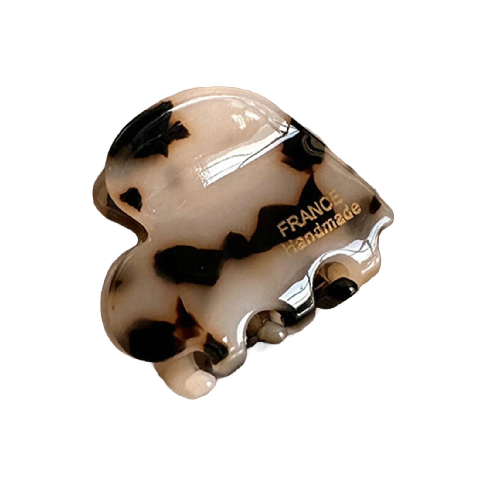 Heart Shaped Hair Claw Clip Secure Elegant Grip For Women - Smarsty