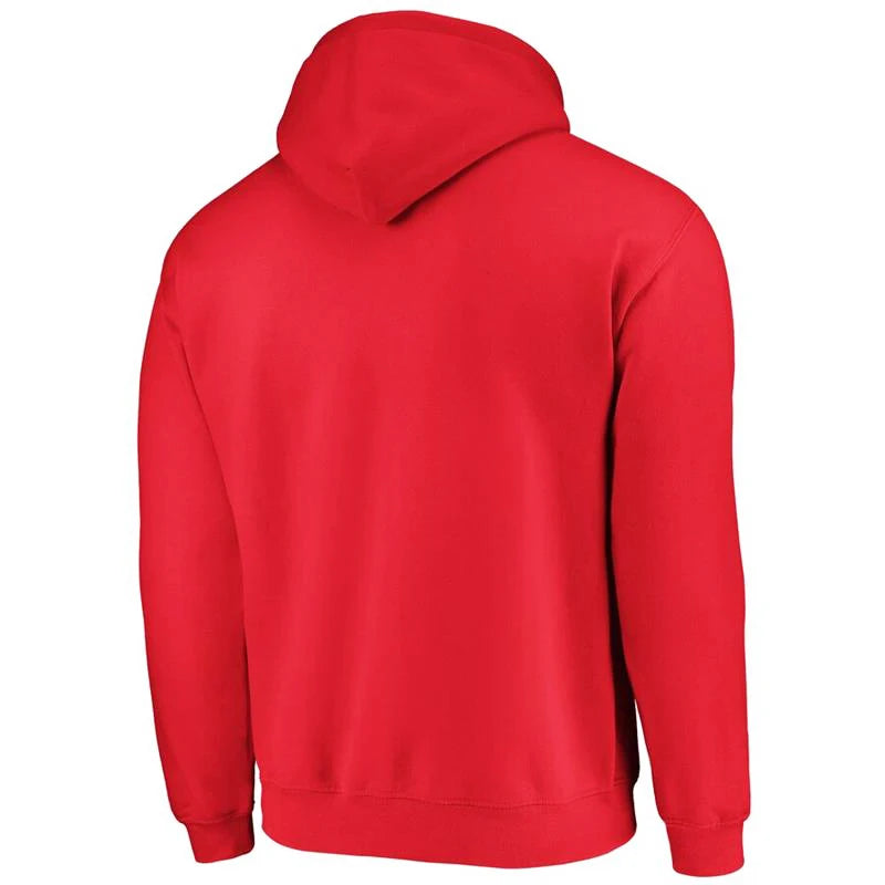 Autumn Winter Men Fleece Warm Mens Sweatshirt Casual Solid Color Streetwear Pullovers Sport School Fashion Hot Sale Hoodies - Smarsty
