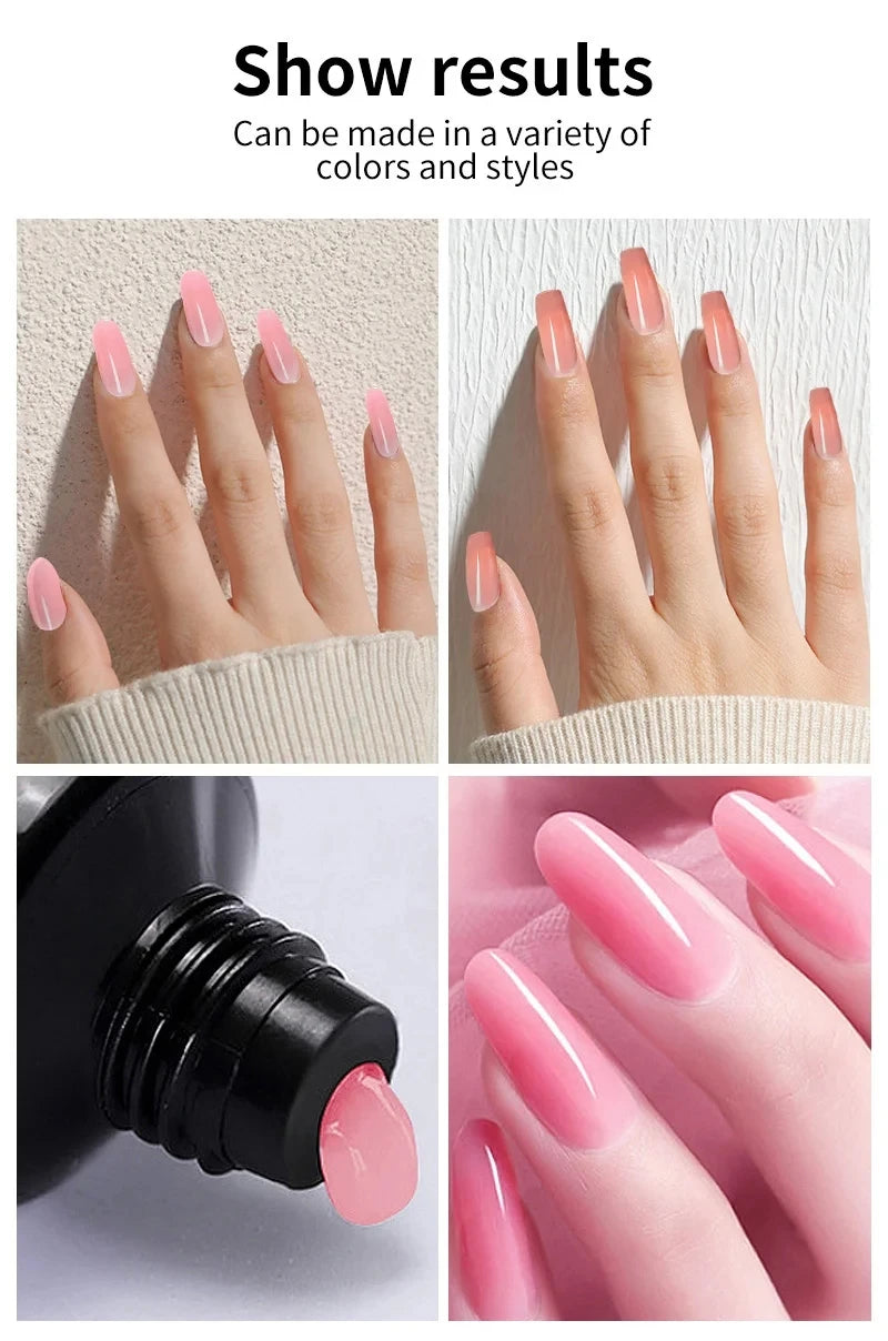 Professional Gel Nail Polish Kit with UV LED Dryer - Smarsty