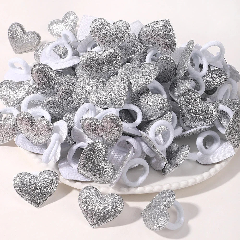 Cute Girls Hair Ties Soft No Harm Ponytail Holders 10Pack - Smarsty