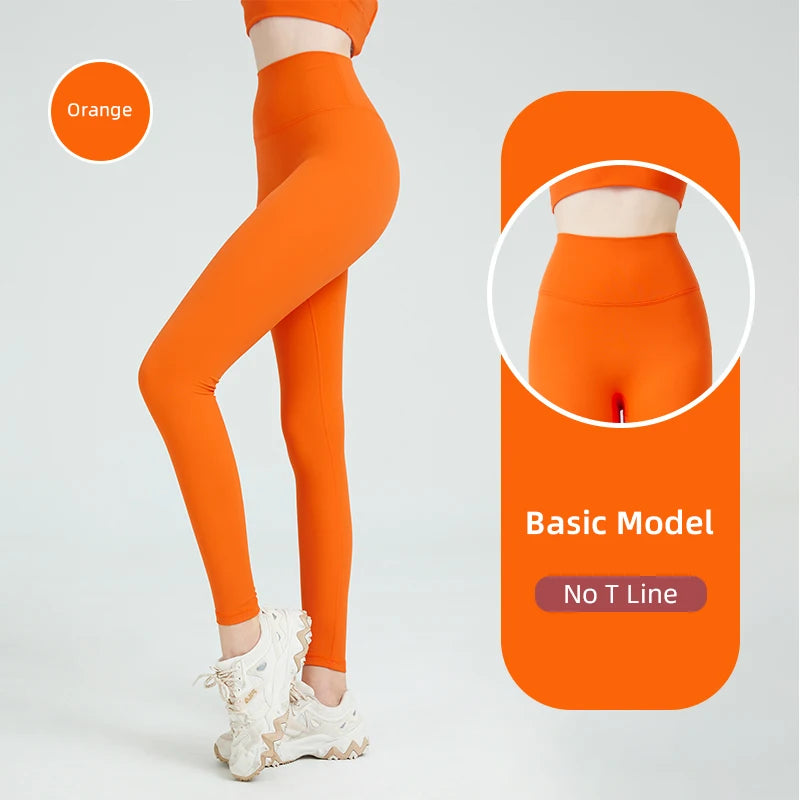 2024 Hot Sale Fitness Lenggings Female Full Length Leggings Running Pants Comfortable And Formfitting Yoga Pants Workout Legging - Smarsty