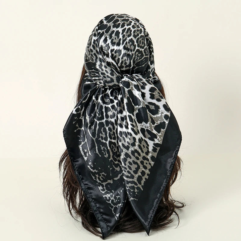 Luxury Satin Silk Scarf for Women Sun Protection - Smarsty