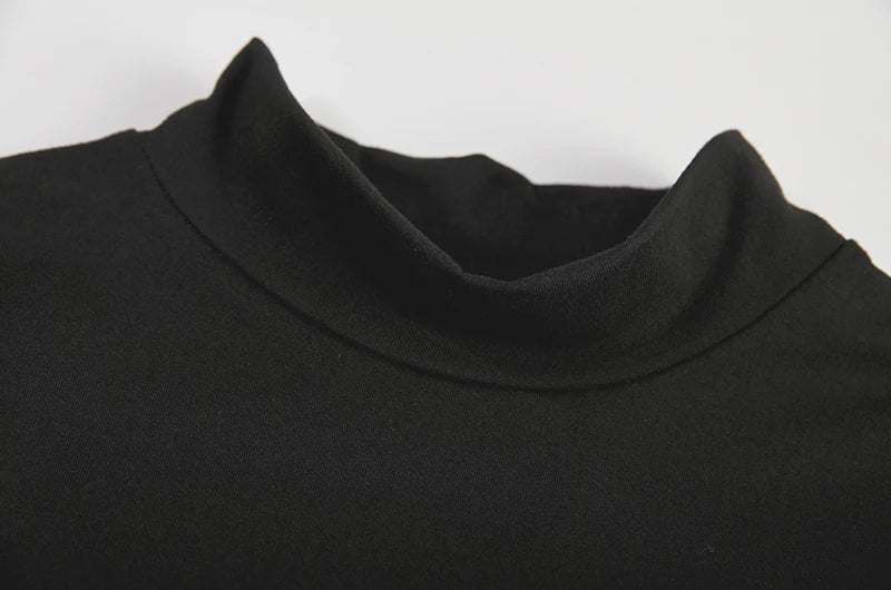 Criss Cross Cut Out Dress, Sexy Bodycon Mock Neck Sleeveless Dress, Women's Clothing - Smarsty