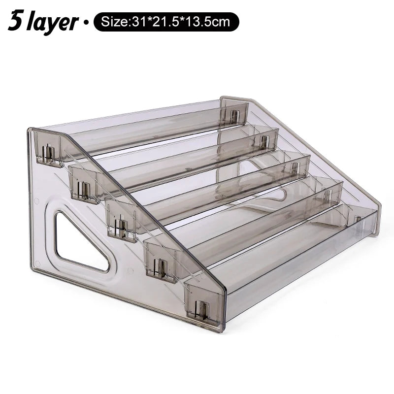 Acrylic Nail Polish Display Organizer Shelf Clear Design - Smarsty