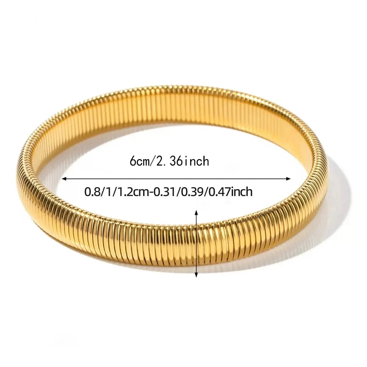 Waterproof Vintage Gold Plated Stainless Steel Bracelet - Smarsty