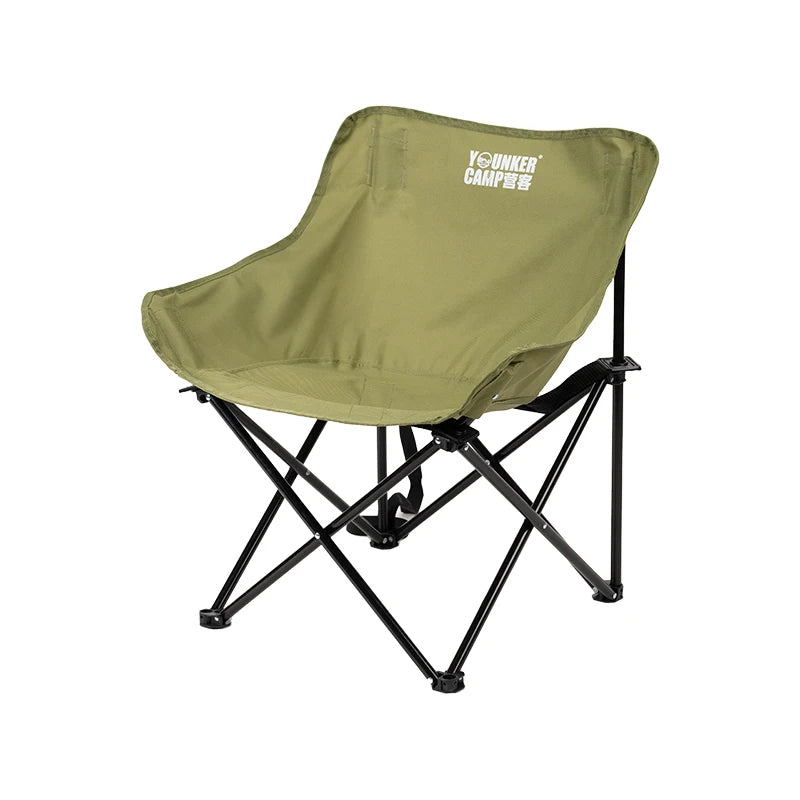Outdoor Folding Moon Chair Portable Chair Camping Chair Picnic Gear Fishing Small Horse Stool Student Sketching by Smarsty