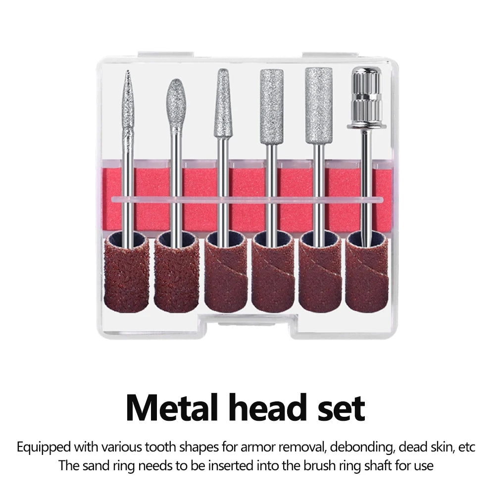 Portable Electric Nail Drill Kit for Manicure and Polishing - Smarsty