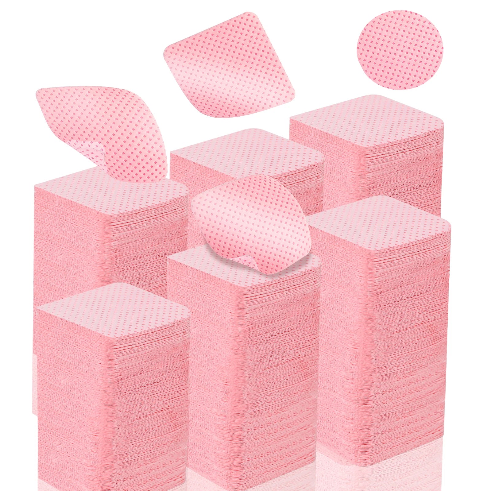 1080pcs Boxed Nail Art Lint-Free Eyelash Glue Wipes Paper Gel Polish Remover Clean Glue Cotton Pads Beauty Cleaning Tools - Smarsty