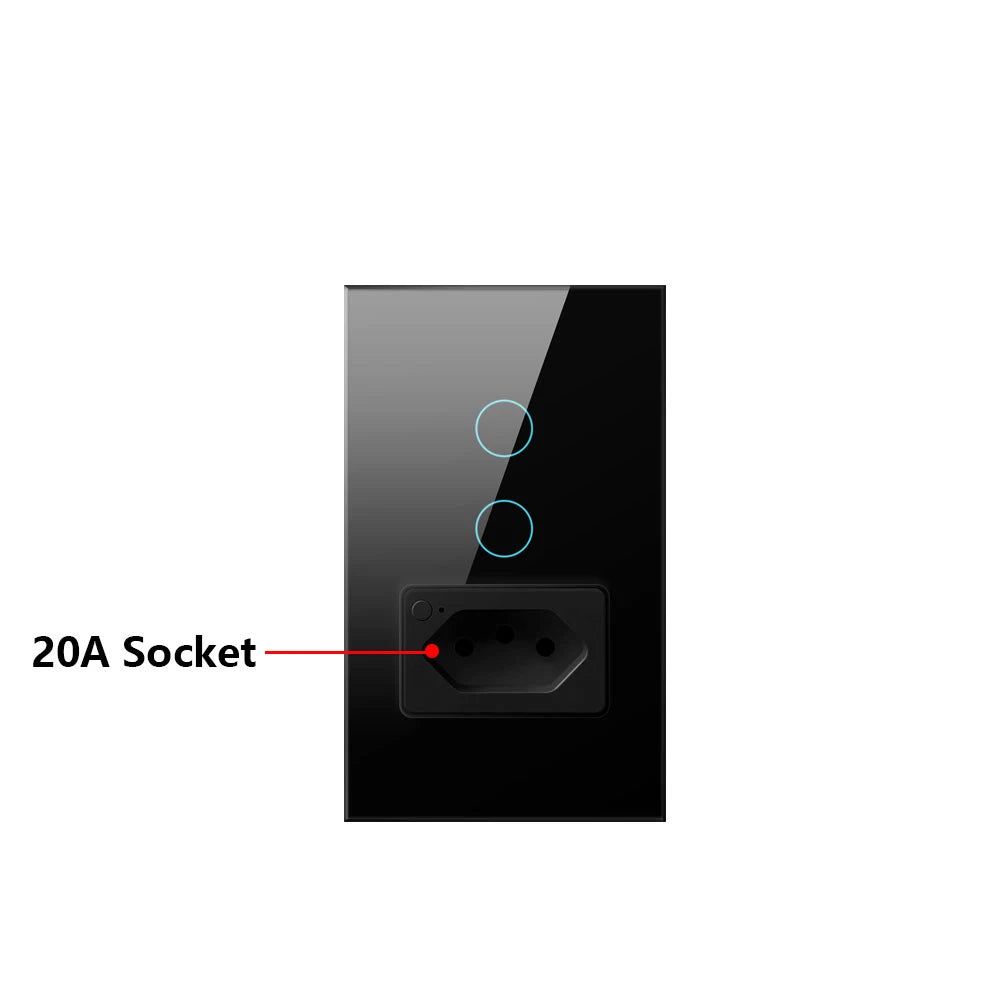 AVATTO Smart Light Switch with WiFi Control and 20A Socket - Smarsty